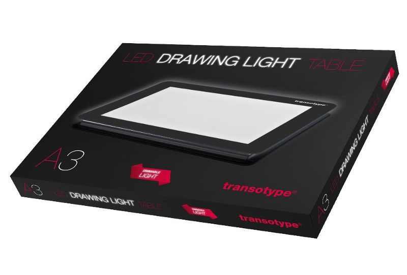 Crafts & Co® Tavoletta Luminosa A3 per Disegnare, Lavagna Luminosa LED A3  Dimme