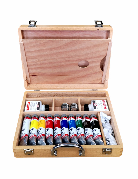 12 x pennelli pennelli artista set pennelli per colori acrilici pittura ad  olio